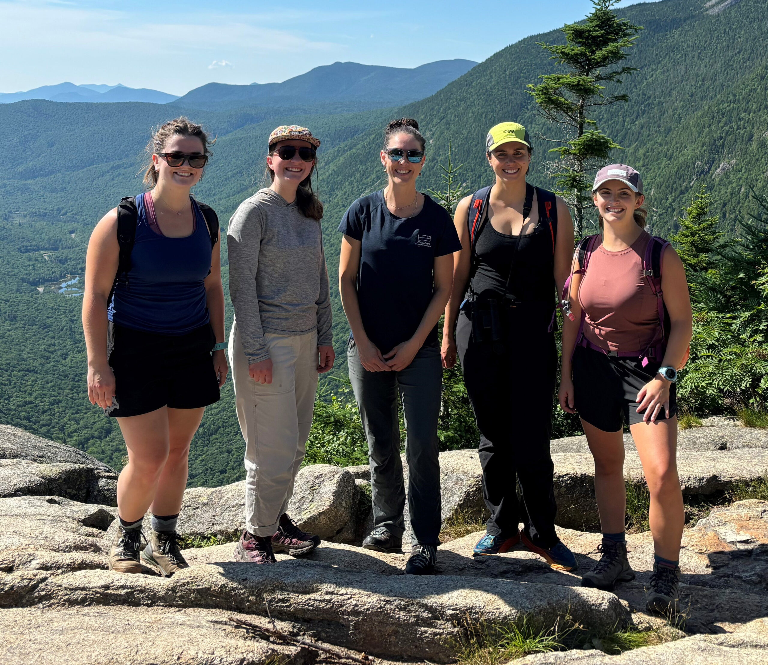 HEB Staff after Mt. Willard trail clean up